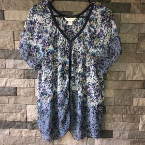 😊 4 for $10 Christopher & Banks Button Up Blouse